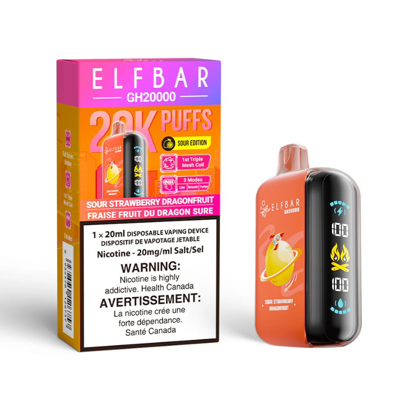 Elf Bar GH20k - Sour Strawberry Dragonfruit