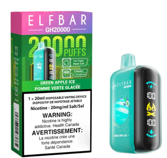 Elf Bar GH20k - Green Apple Ice