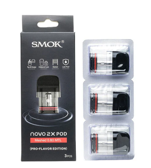 Novo 2X Replacement Pod - 0.8 OHM Meshed
