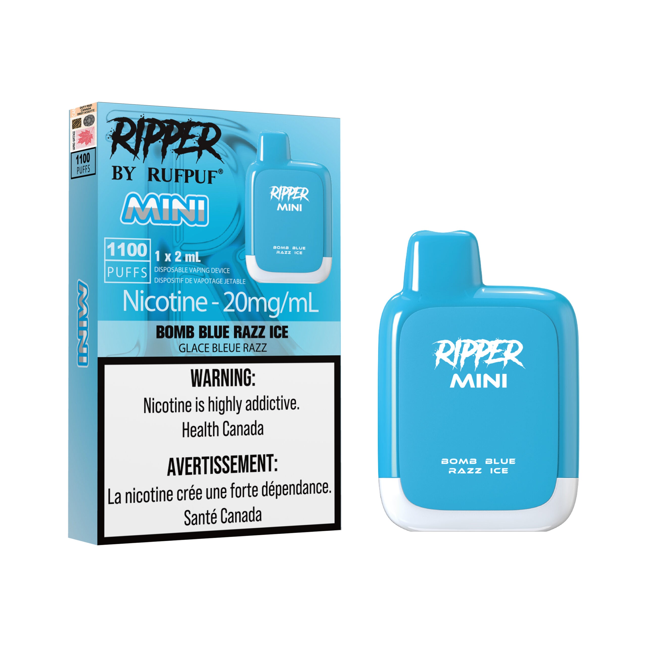 Ripper Mini 1100 - Bomb Blue Razz Ice