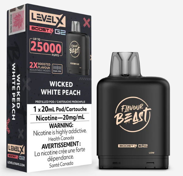 Level X Boost Pod - Wicked White Peach