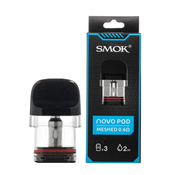 Novo Replacement Pod - 0.6 OHM Meshed