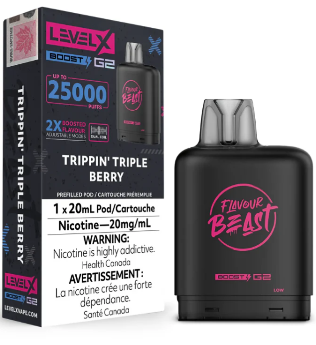 Level X Boost Pod - Trippin Triple Berry