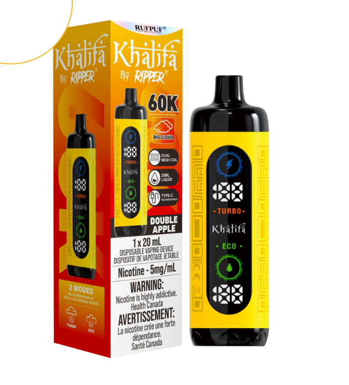 Khalifa Bar 60k 5mg - Double Apple