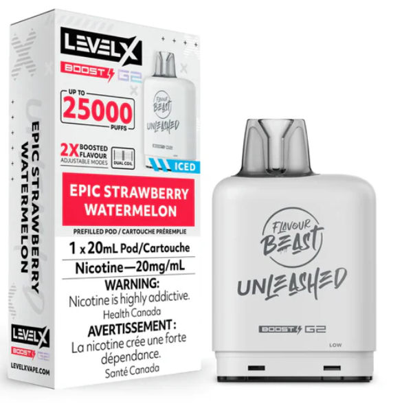 Level X Boost Unleashed Pod - Epic Strawberry Watermelon