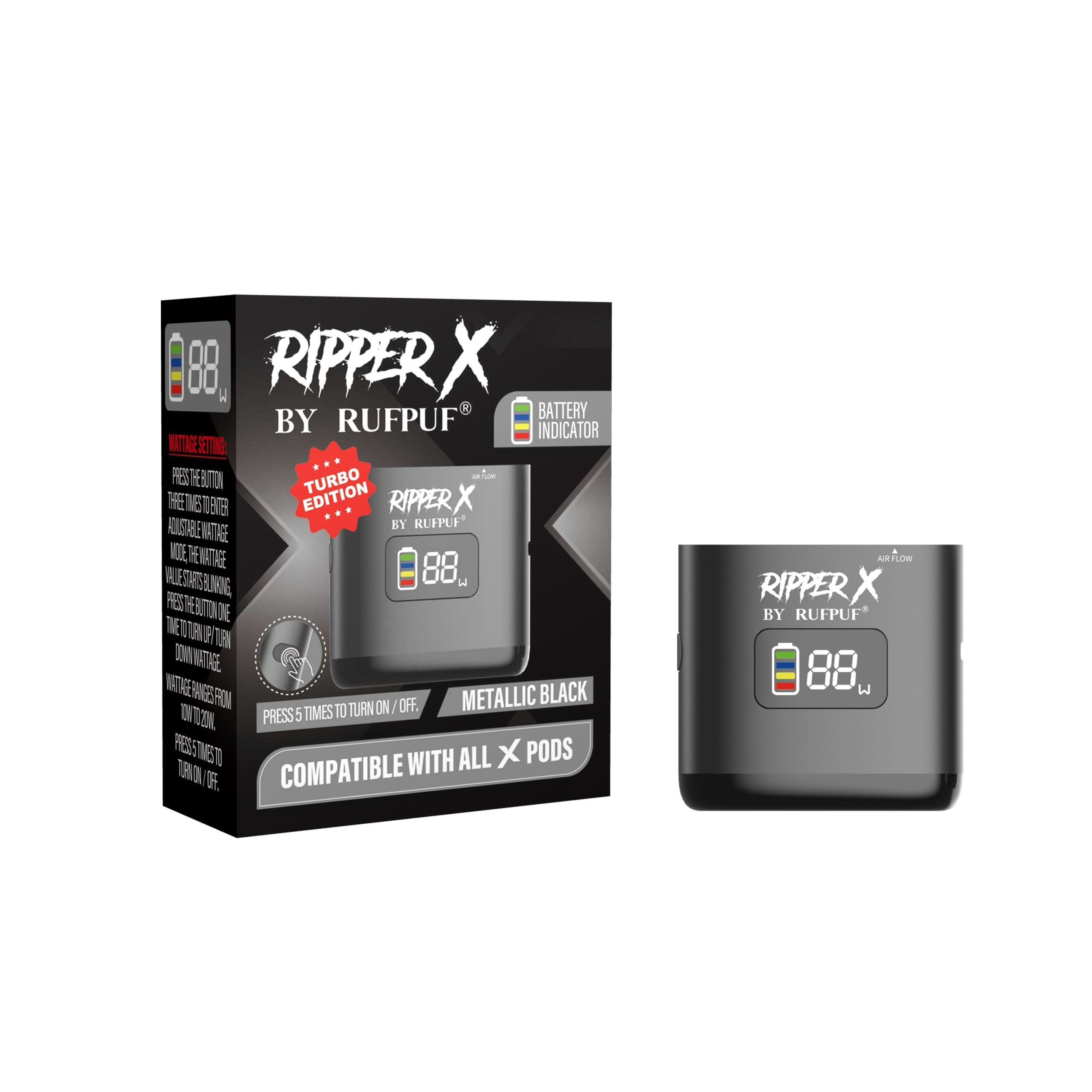 Ripper X Turbo Battery - Black