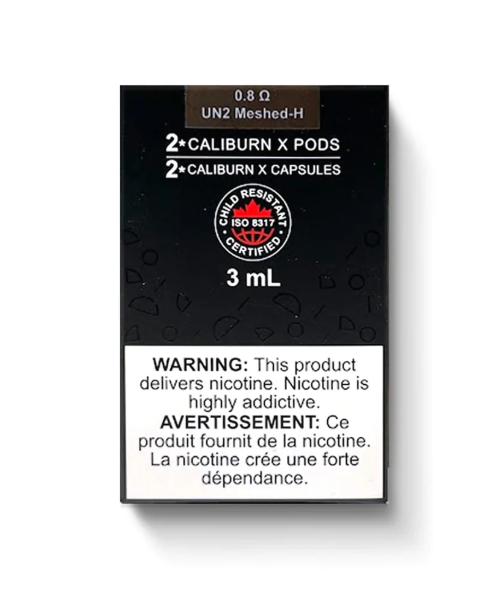 X Replacement Pod 2 Pck - 0.8 OHM