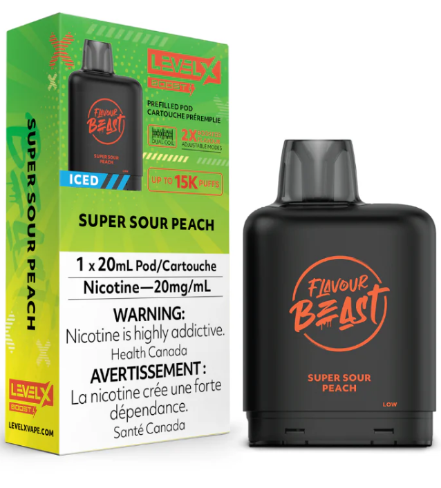 Level X Boost Pod - Super Sour Peach