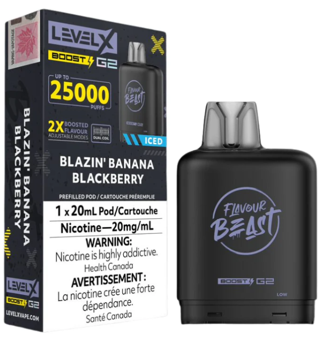 Level X Boost Pod - Blazin Banana Blackberry