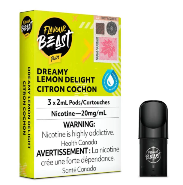 Flavour Beast - 2ml Pod Pack - Dreamy Lemon Delight
