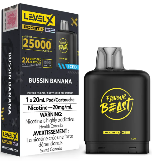 Level X Boost Pod - Bussin Banana