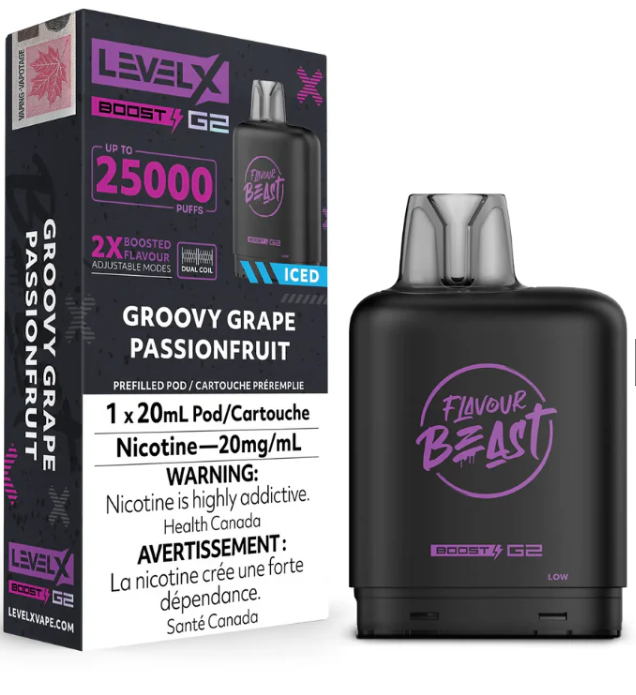 Level X Boost Pod - Groovy Grape Passionfruit