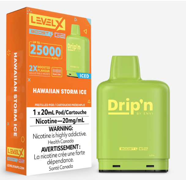 Level X Boost Pod - Hawaiian Storm Ice