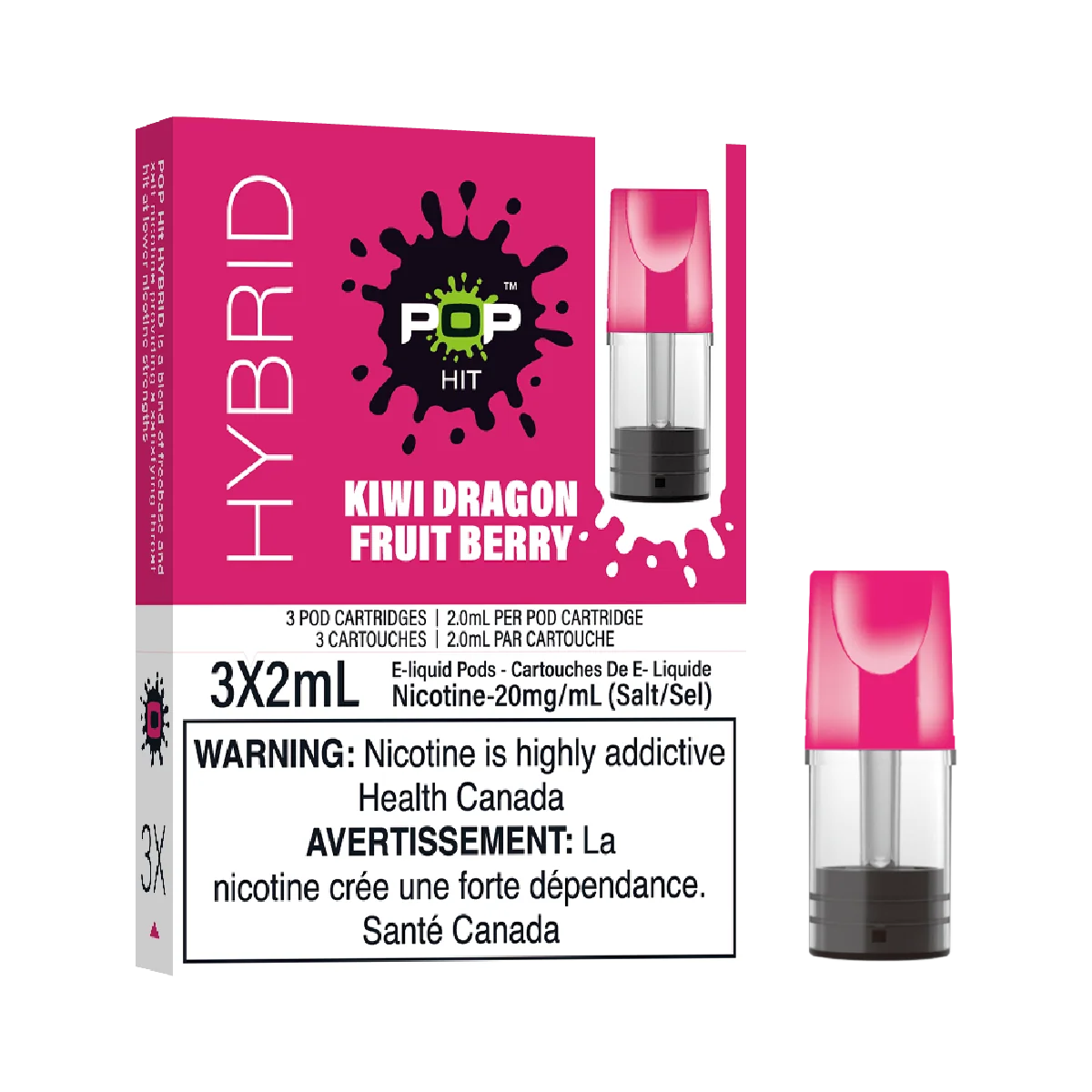 2ml Pod Pack - Kiwi Dragon fruit Berry