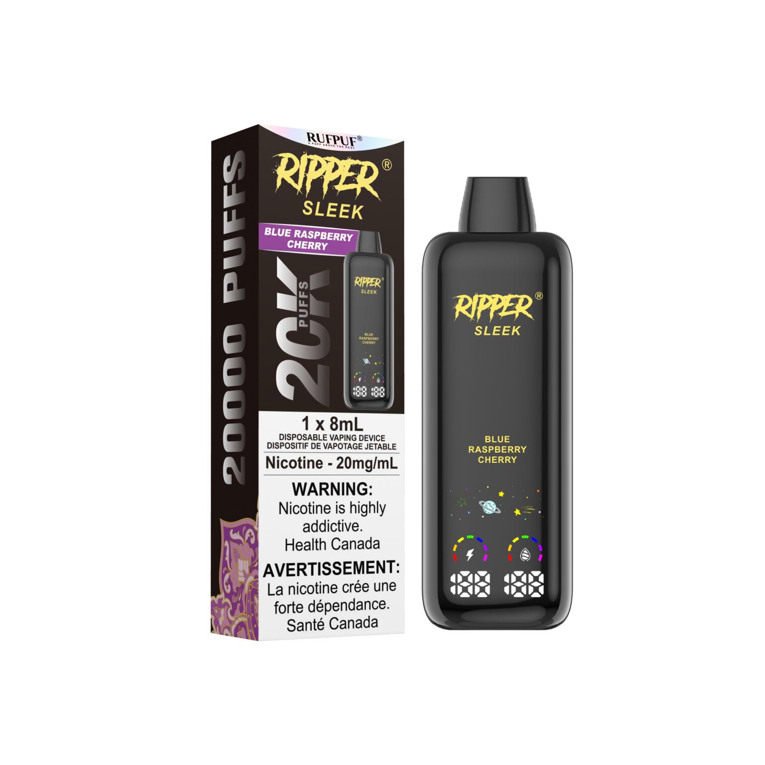 Ripper Sleek 20k - Blue Raspberry Cherry