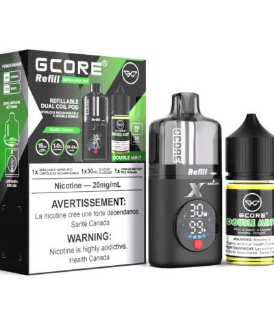Gcore Refill Kit + E-Liquid - Double Mint