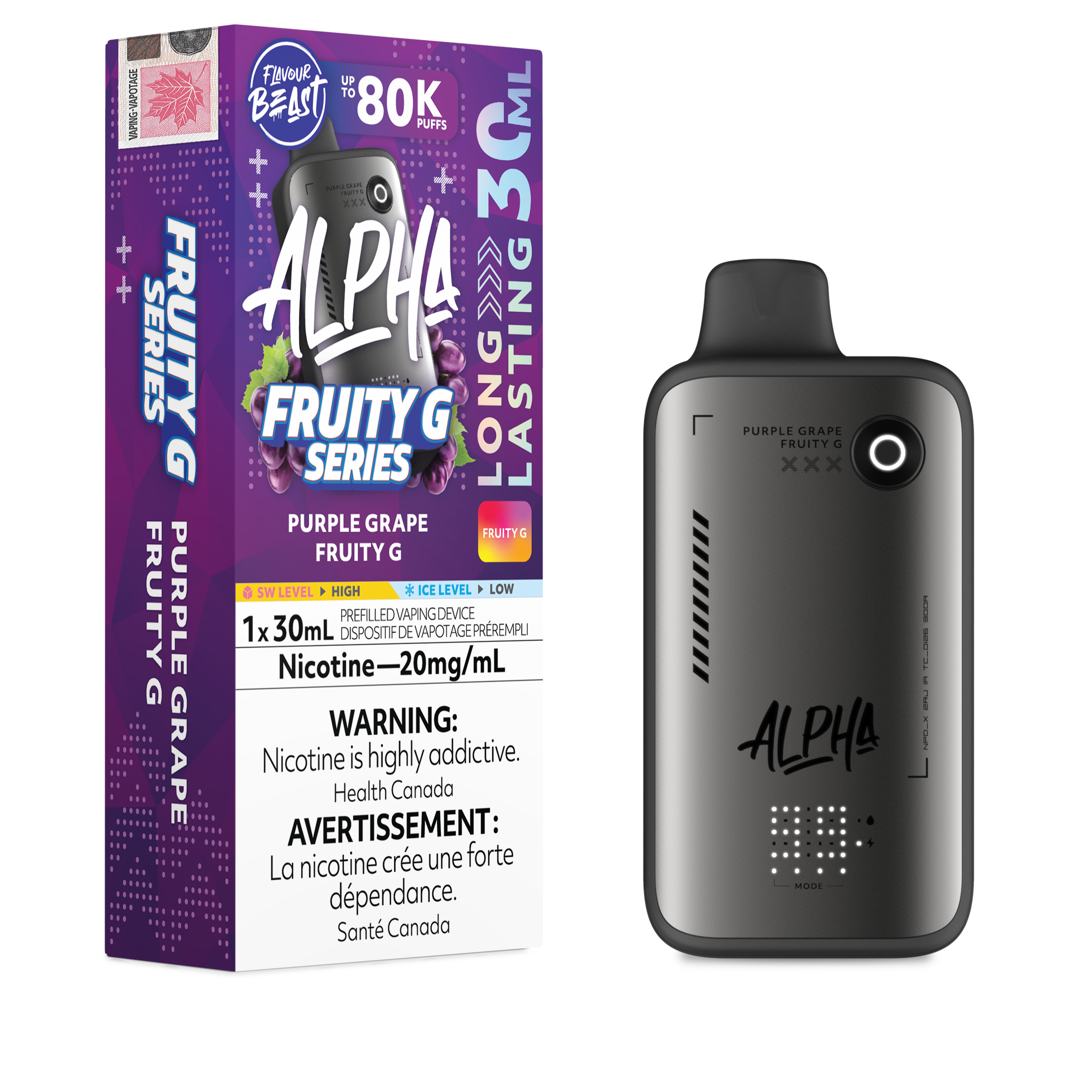 Flavour Beast Alpha -  Purple Grape Fruity G