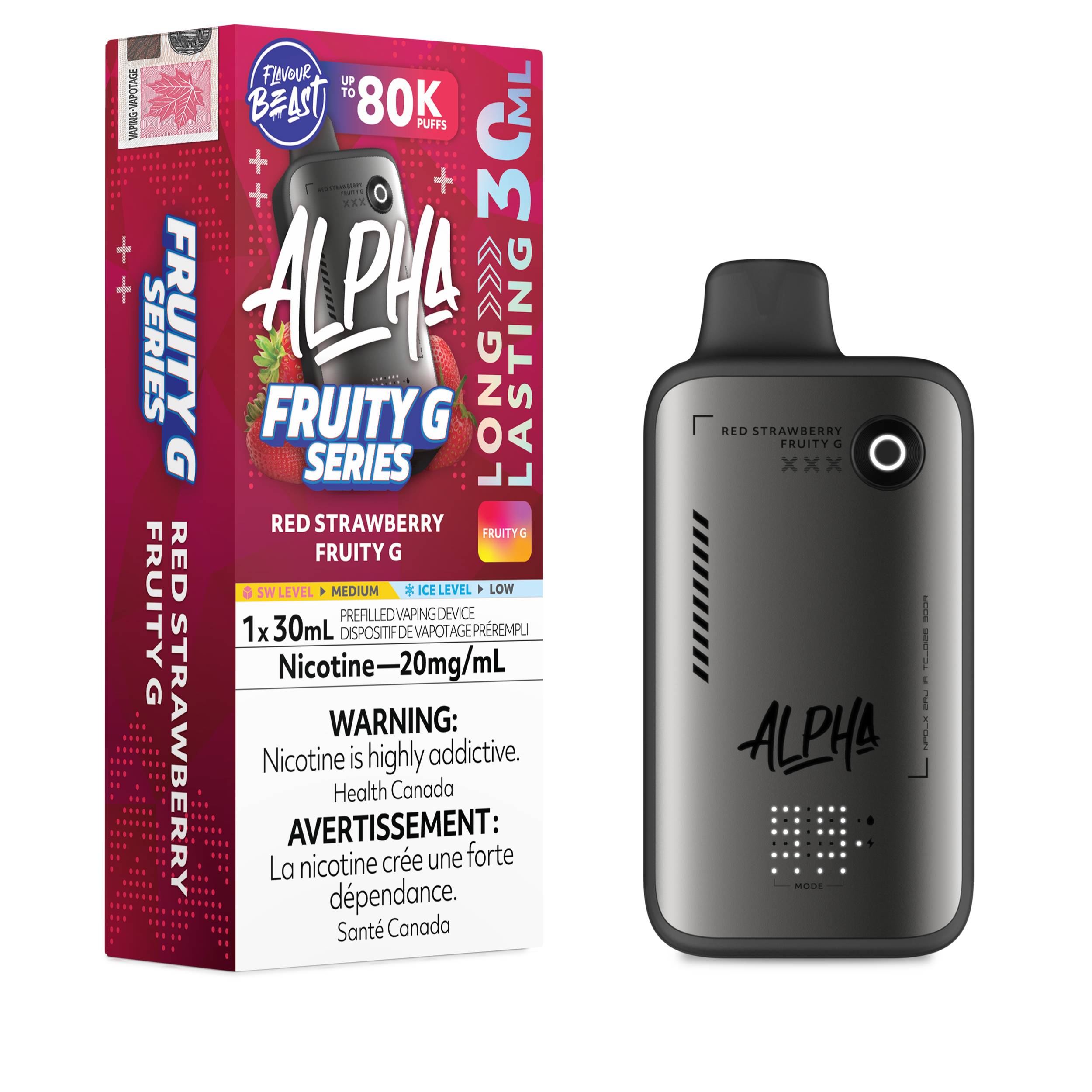 Flavour Beast Alpha - Red Strawberry Fruity G