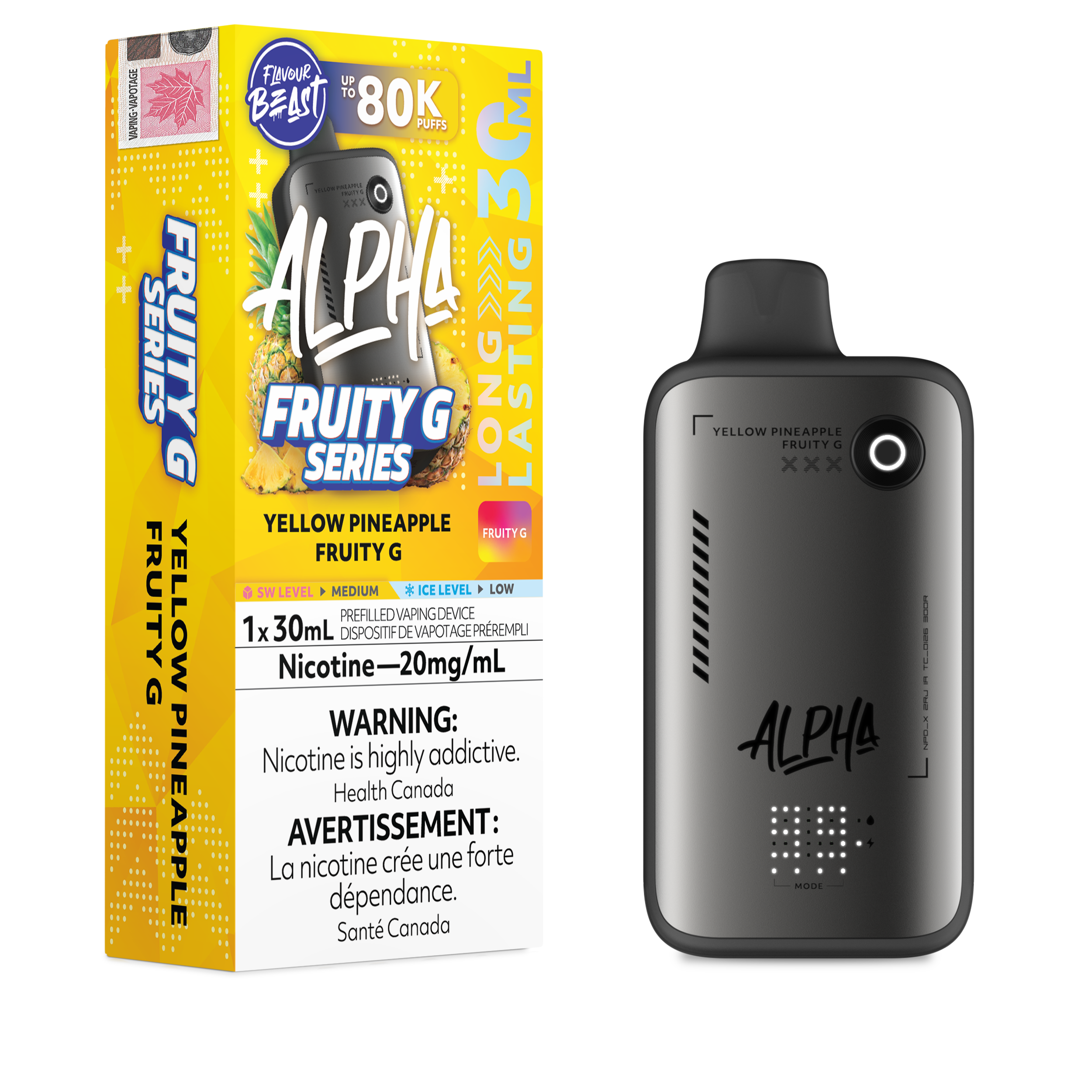 Flavour Beast Alpha - Yellow Pineapple Fruity G