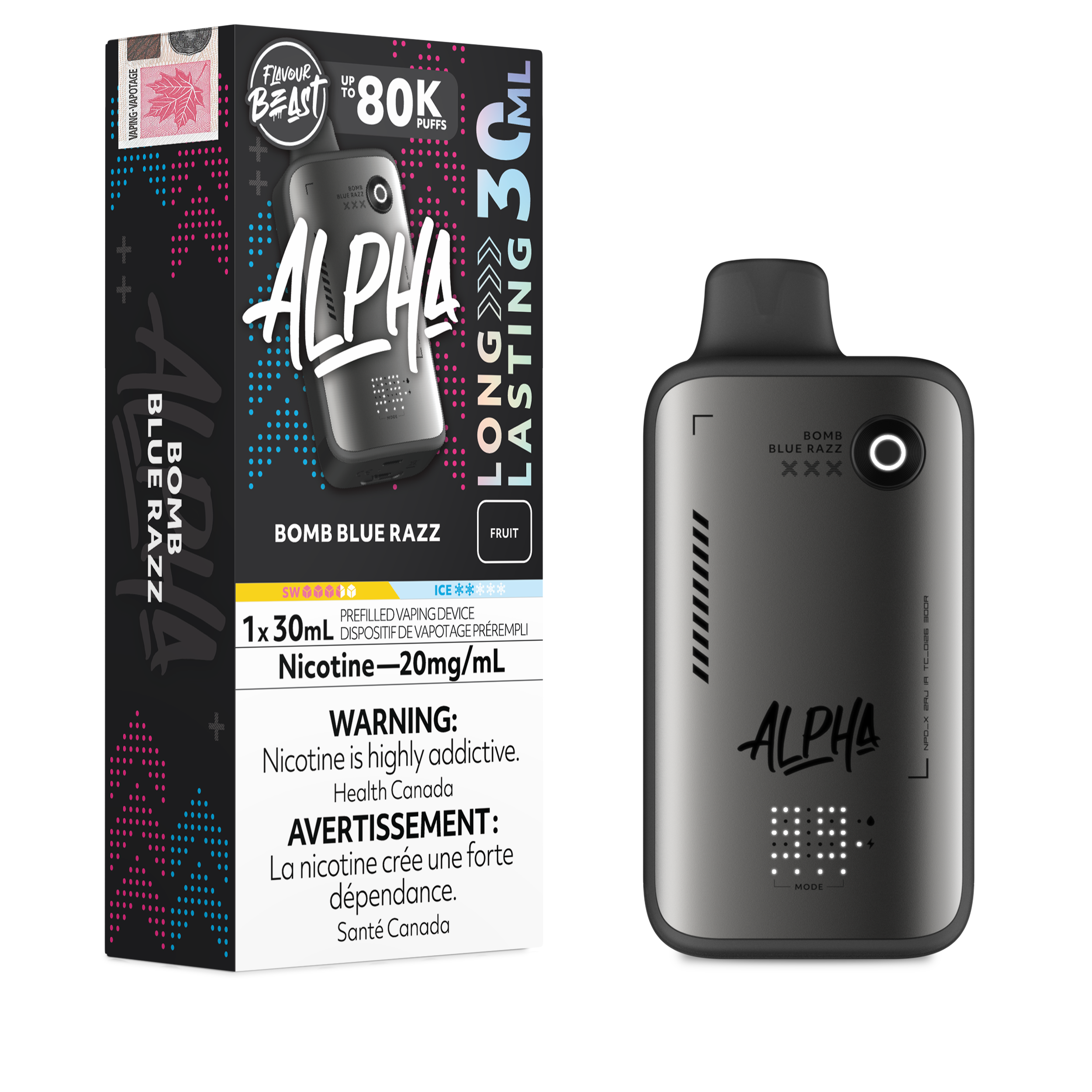 Flavour Beast Alpha - Bomb Blue Razz