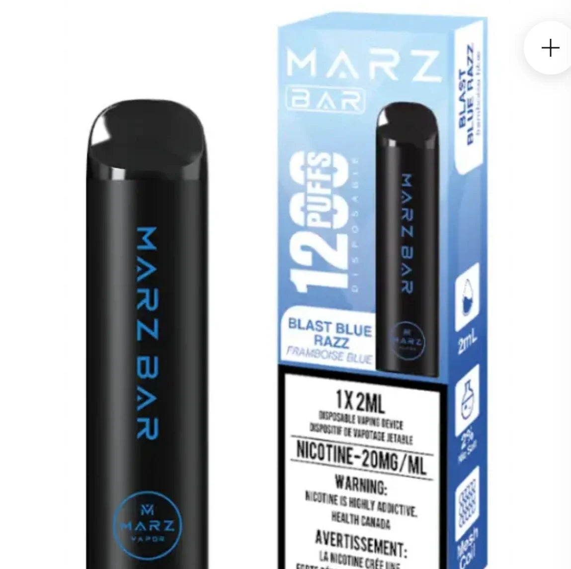 Marz Bar 1200 - Blast Blue Razz