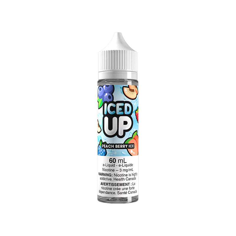 Iced Up - Peach Berry Ice Nicotine Free (60ml)