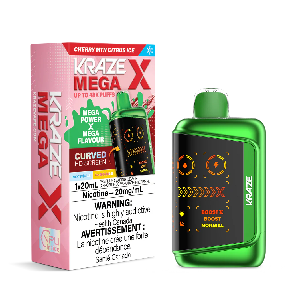 Kraze Mega X - Cherry MTN Citrus Ice