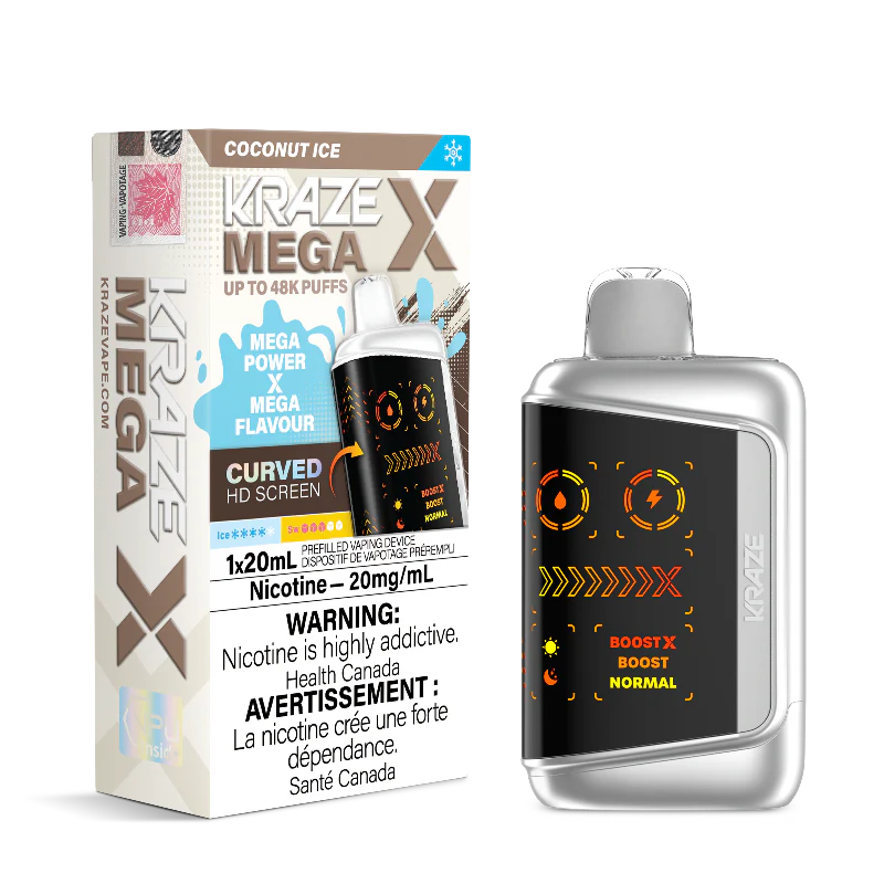 Kraze Mega X - Coconut Ice