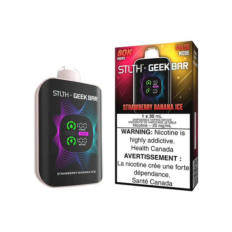 STLTH X GEEK BAR - Strawberry Banana Ice