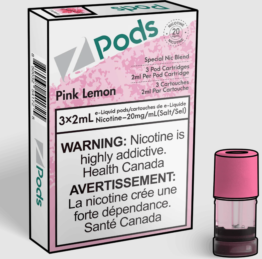 Z Pods - 2ml Pod Pack - Pink Lemon