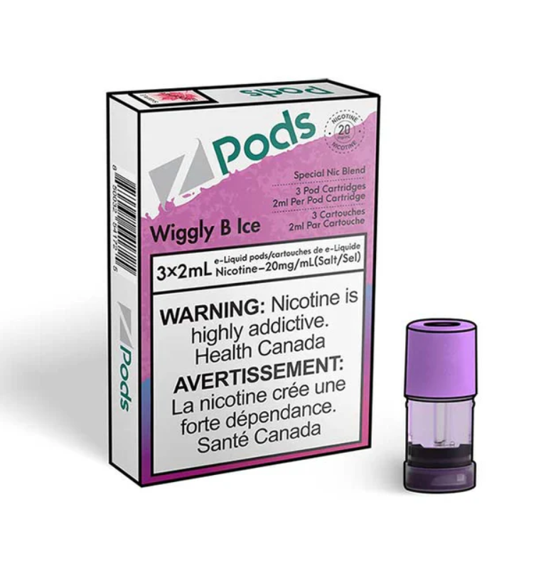 Z Pods - 2ml Pod Pack - Wiggly B Ice