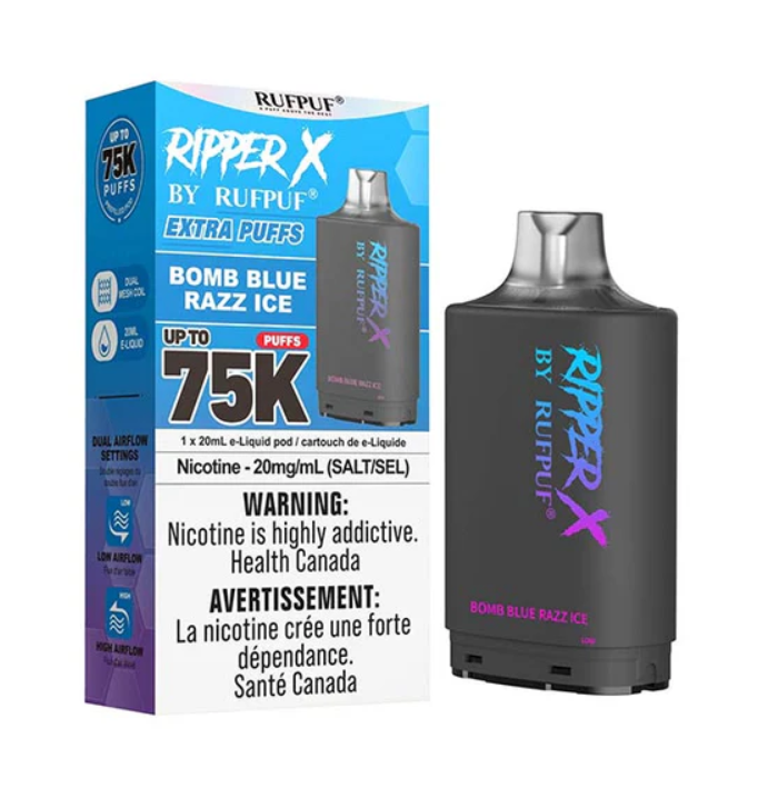Ripper X 75k - Bomb Blue Razz Ice