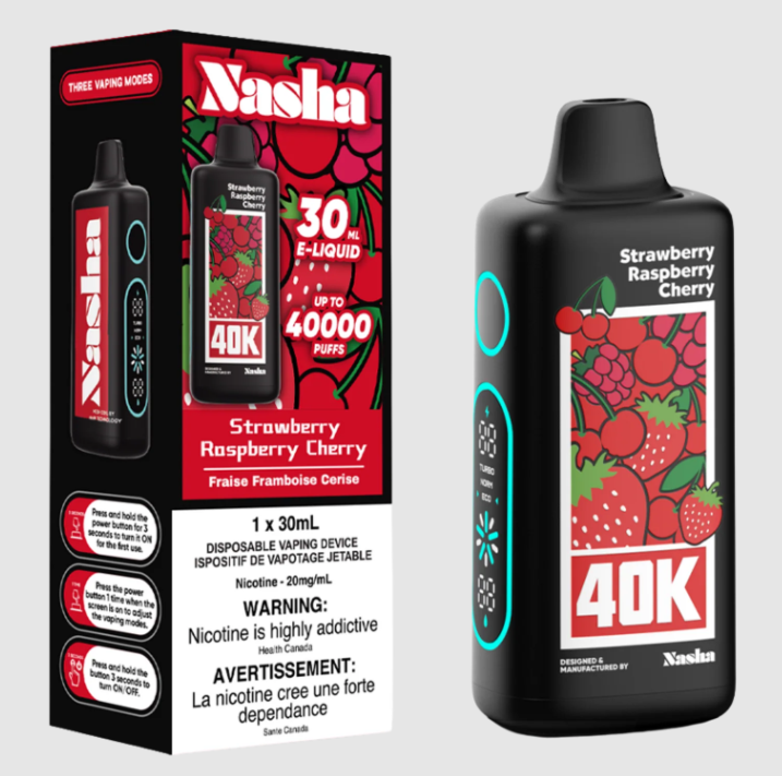 Strawberry Raspberry Cherry 40K