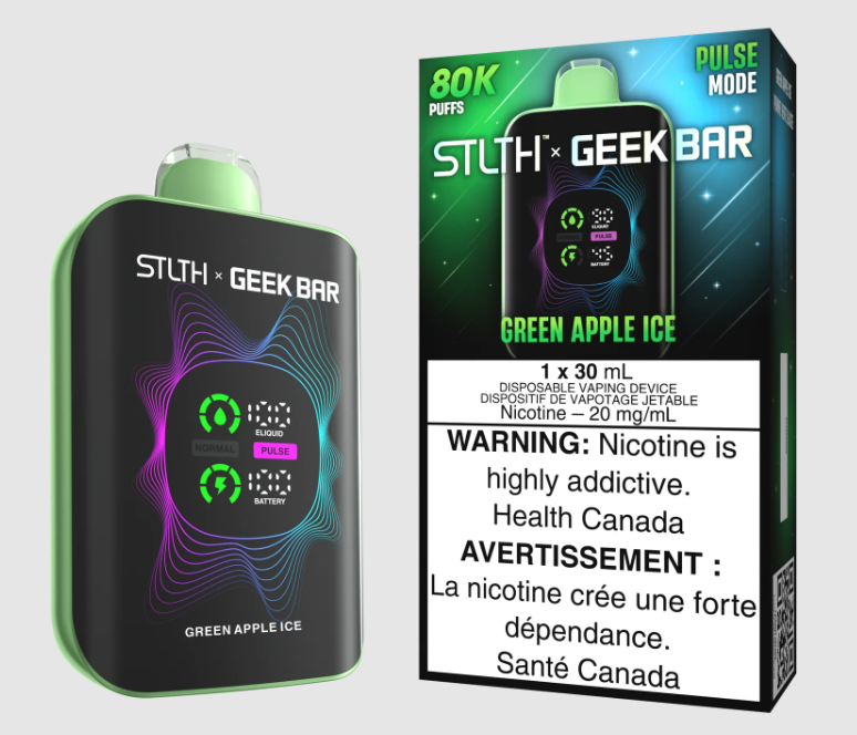 STLTH X GEEK BAR - Green Apple Ice