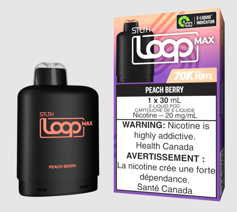 Loop Max 70K - Peach Berry