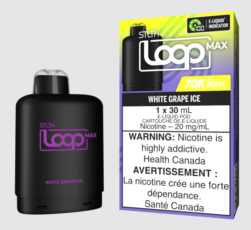 Loop Max 70K - White Grape Ice