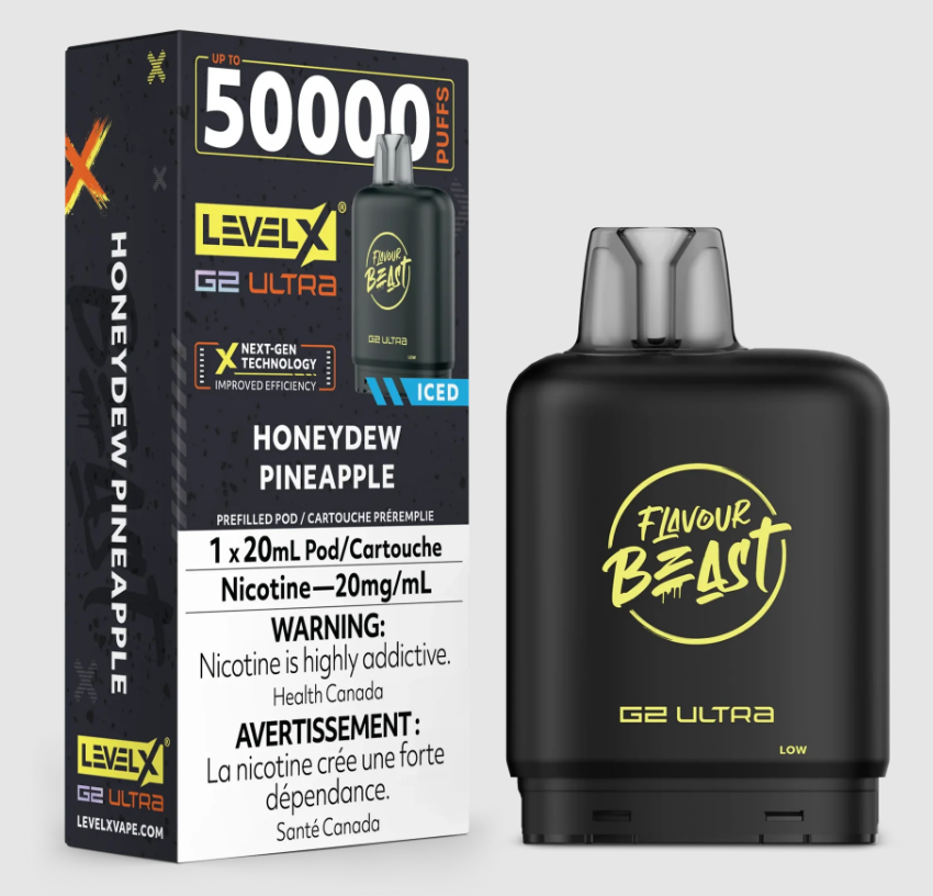Level X Ultra Pod - Honeydew Pineapple Iced