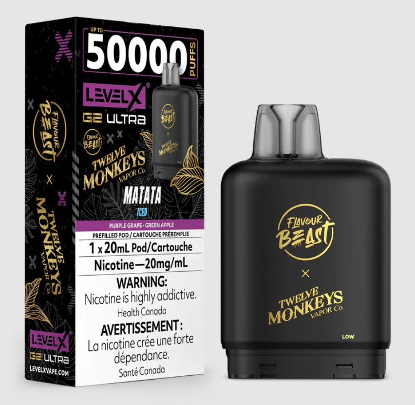 Level X G2 Ultra x 12 Monkeys - Matata Iced