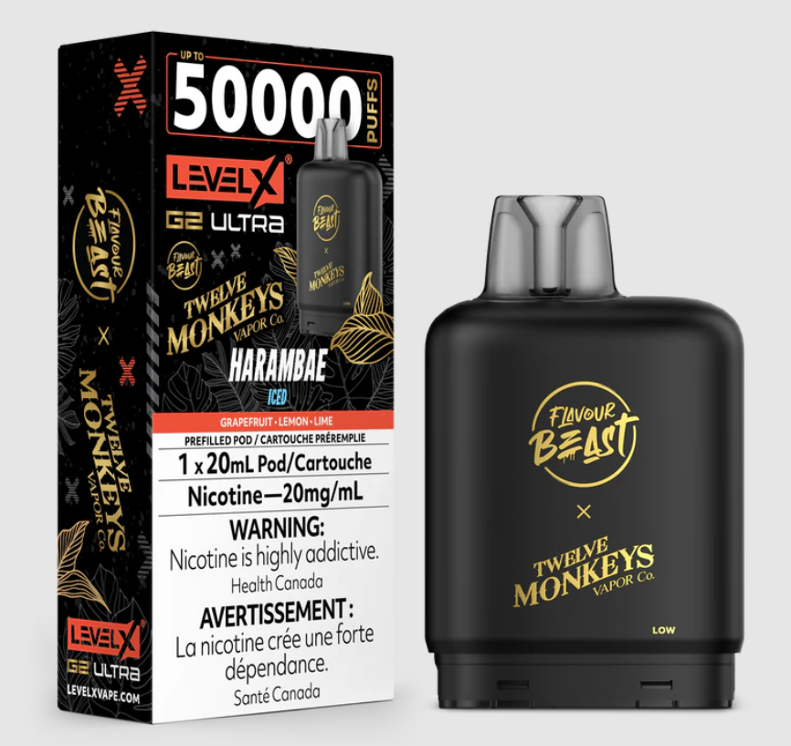 Level X G2 Ultra x 12 Monkeys - Harambae Iced