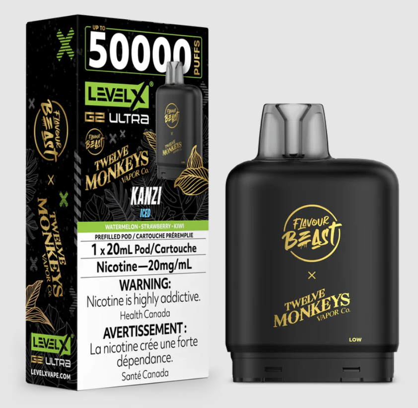 Level X G2 Ultra x 12 Monkeys - Kanzi Iced