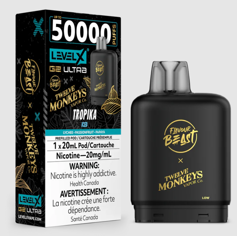 Level X G2 Ultra x 12 Monkeys - Tropika Iced