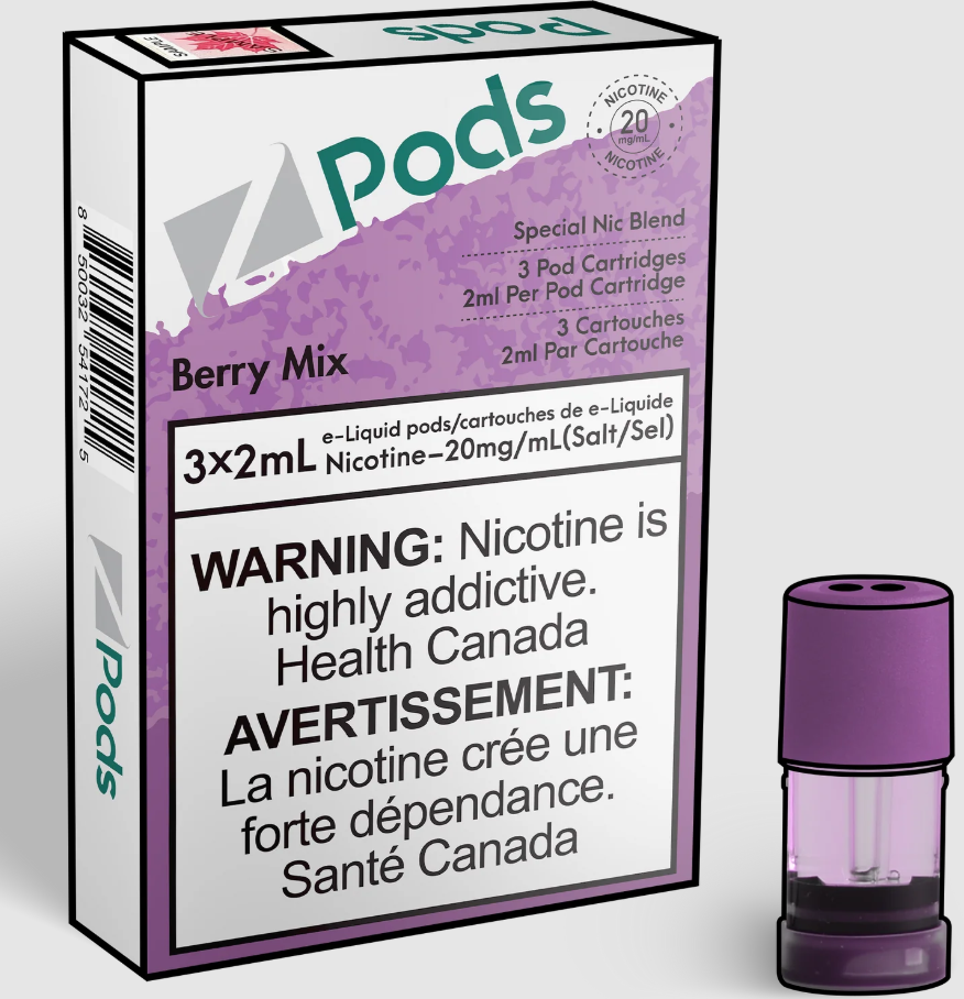 Z Pods - Berry Mix 2%