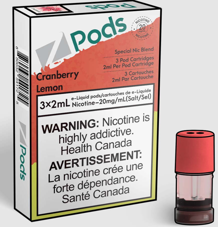 Z Pods - Cranberry Lemon Ice 2%