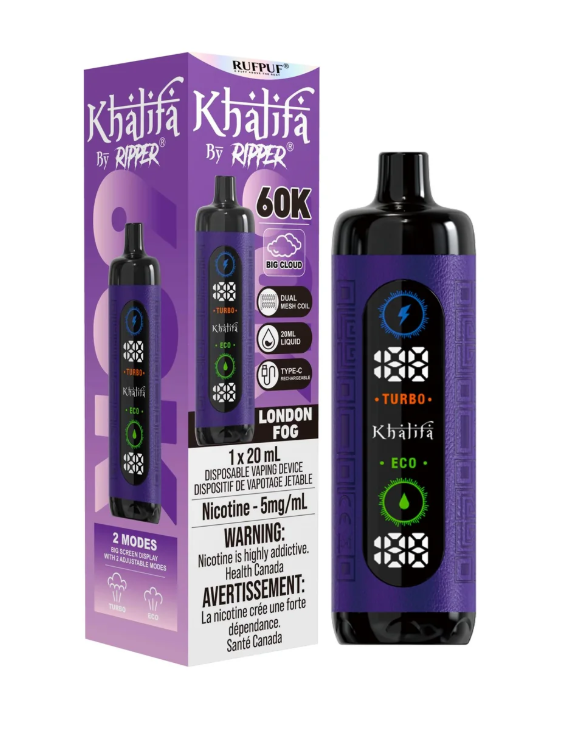 Khalifa Bar 60k 5mg - London Fog