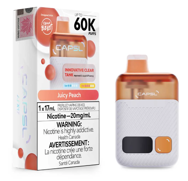 CAPSL 60K - Juicy Peach