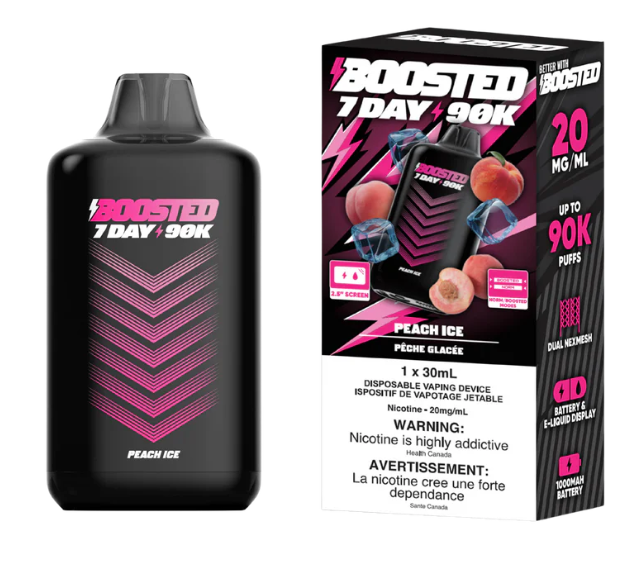 Boosted 7 Day 90k - Peach Ice