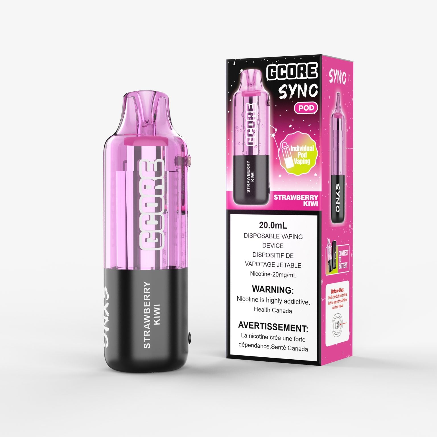 Gcore Sync Pod - Strawberry Kiwi