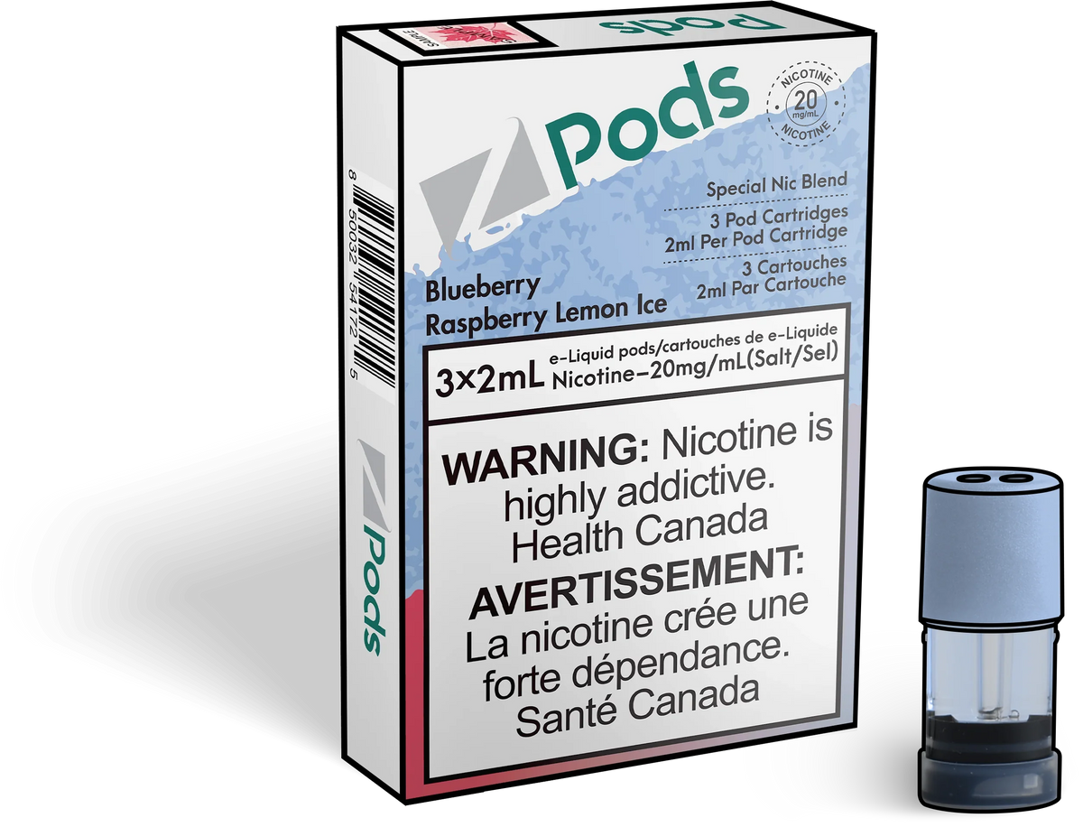 2ml Pod Pack - Blueberry Raspberry Lemon Ice