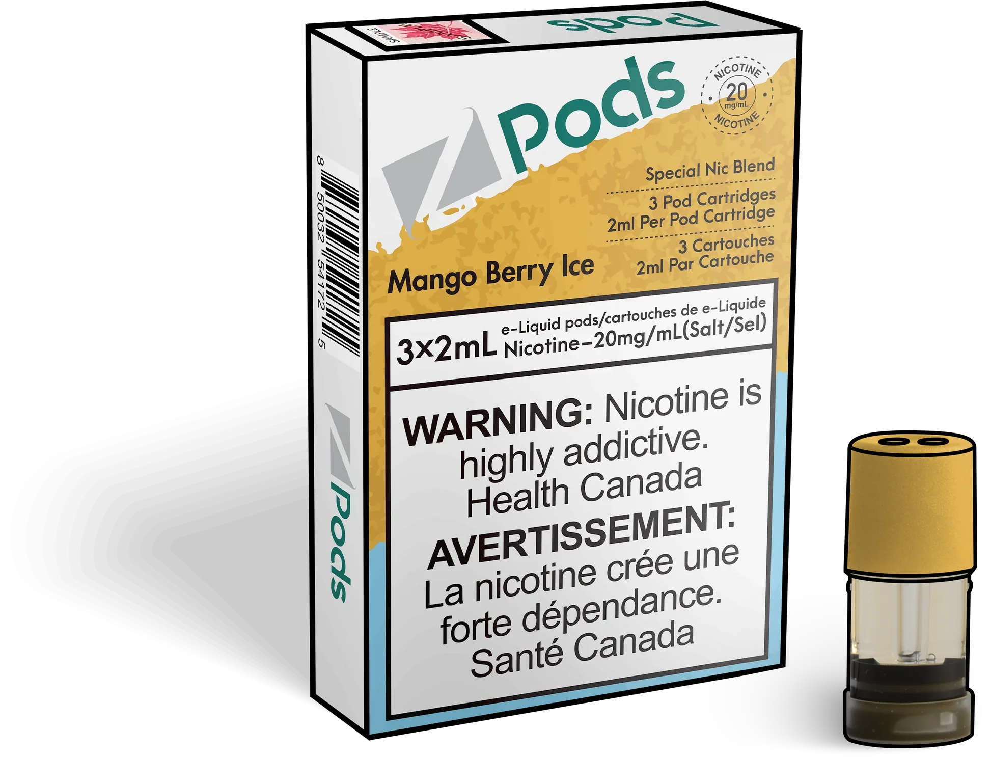 2ml Pod Pack - Mango Berry Ice