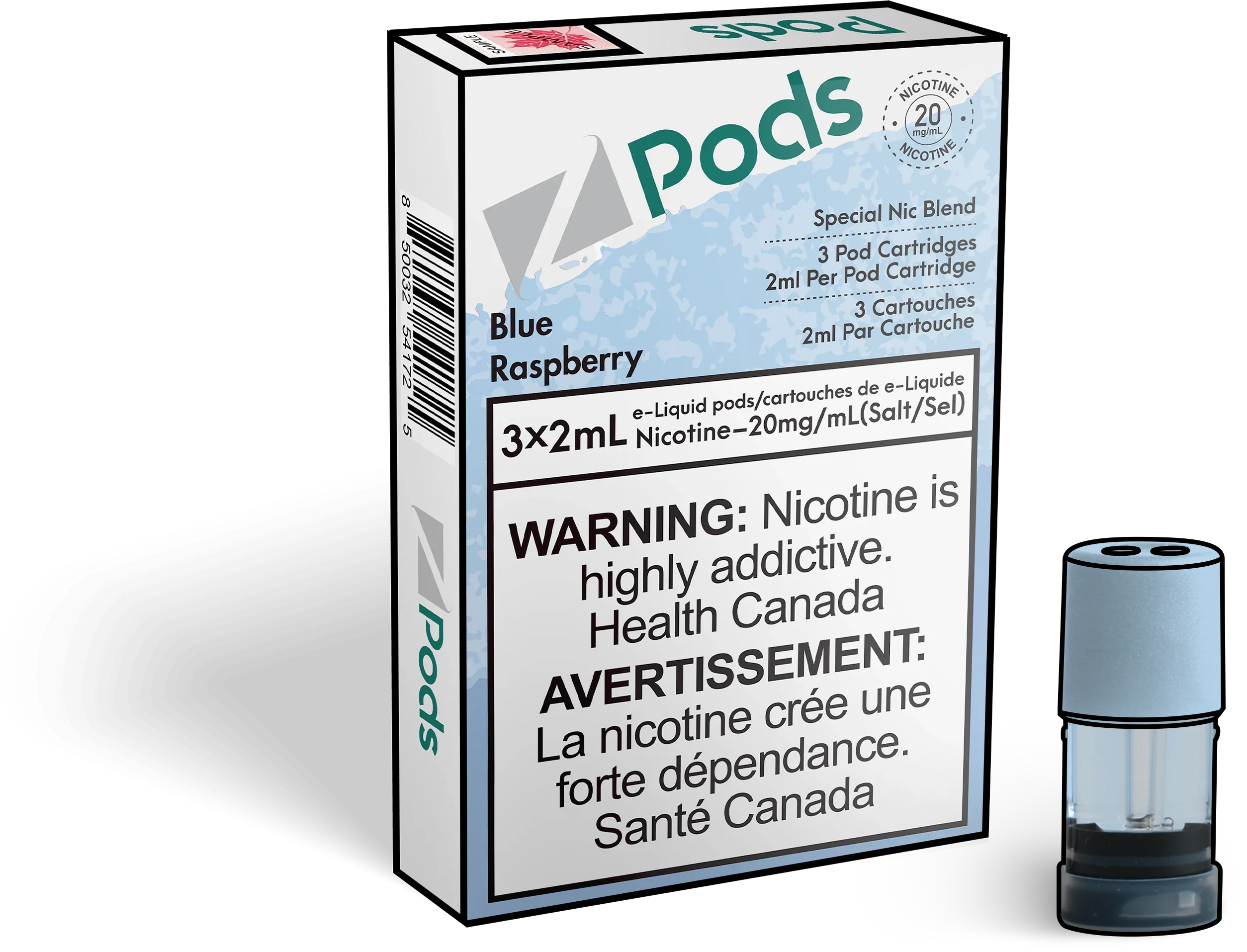 2ml Pod Pack - Blue Raspberry